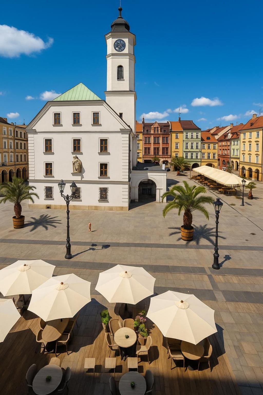 Rynek 23 Lux, Apartament Z Widokiem Na Ratusz Starego Miasta Gliwice Zewnętrze zdjęcie